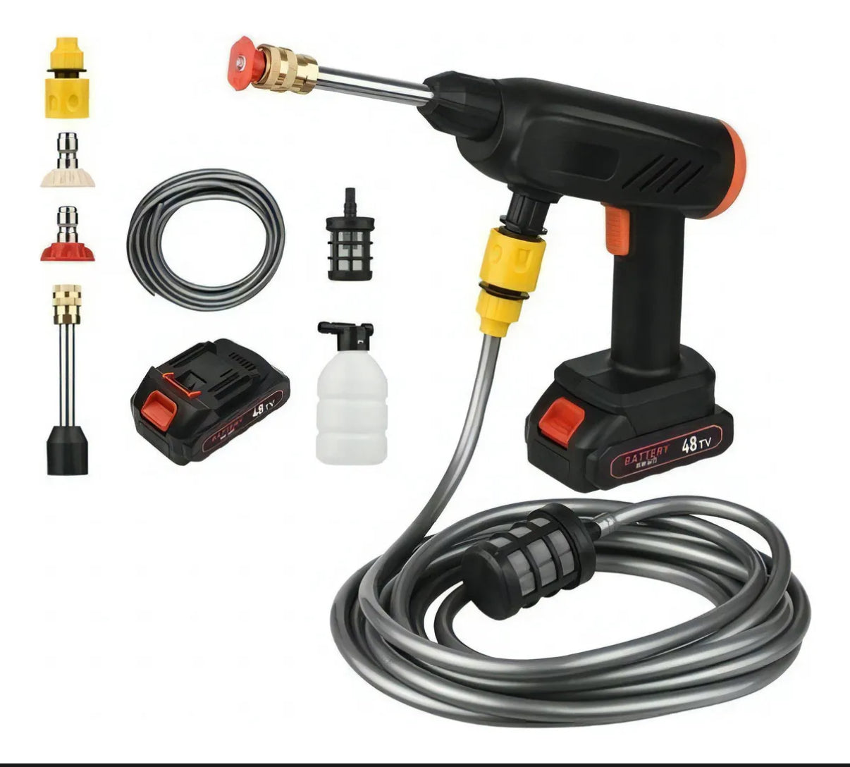 Hidrolavadora Portátil 48VF 2 bateria