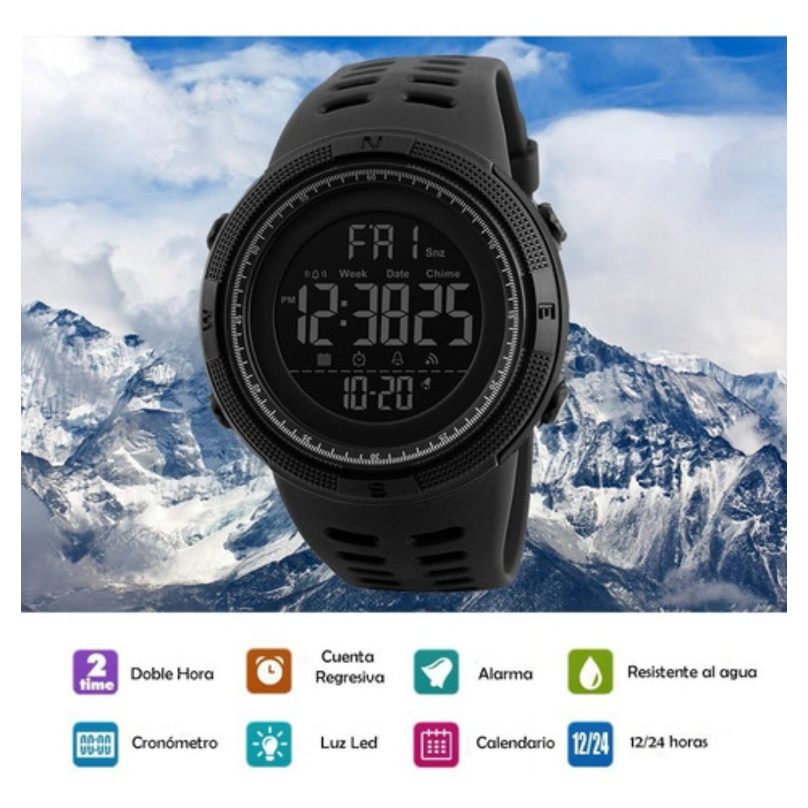 RELOJ DEPORTIVO MULTIFUNCIONAL