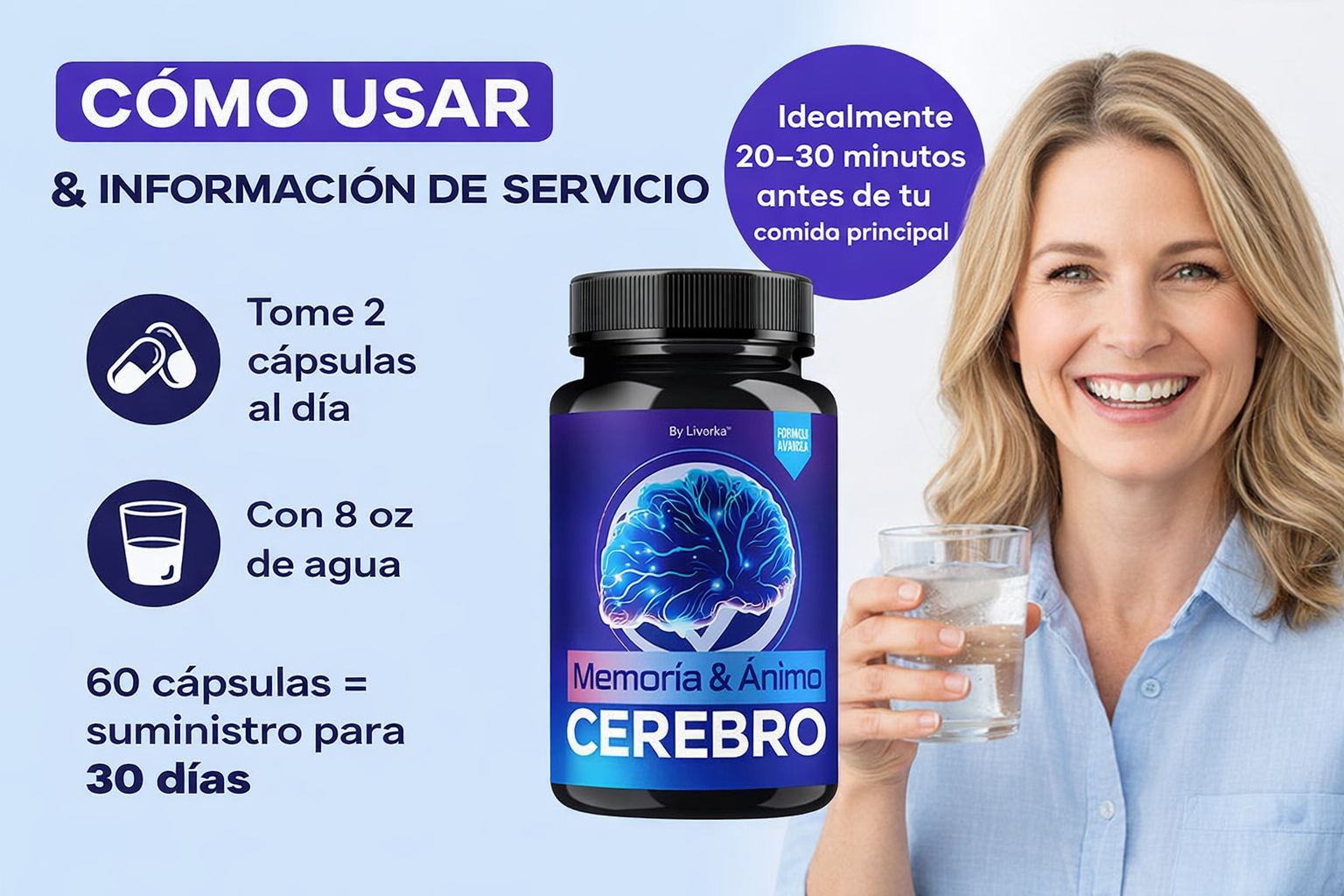 Suplemento para la Memoria y Concentración - 🧠 Brain Memory