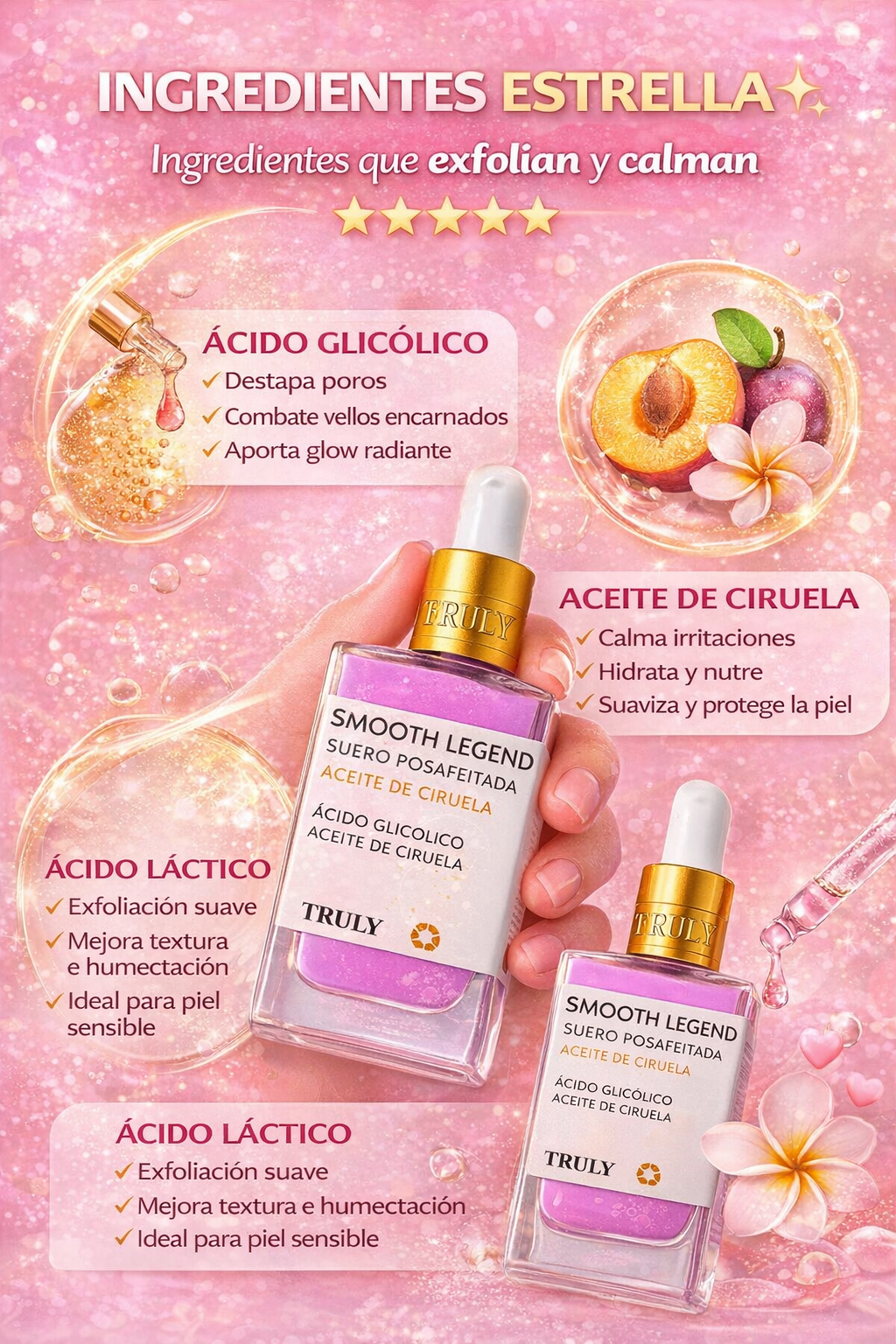 Kit Aceite calmante post depilación (piernas, axilas, bikini, rostro)