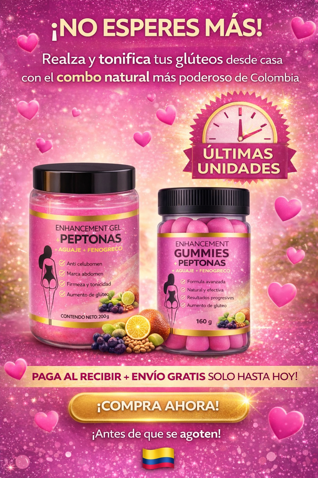 COMBO GUMMIES+GEL PEPTONAS