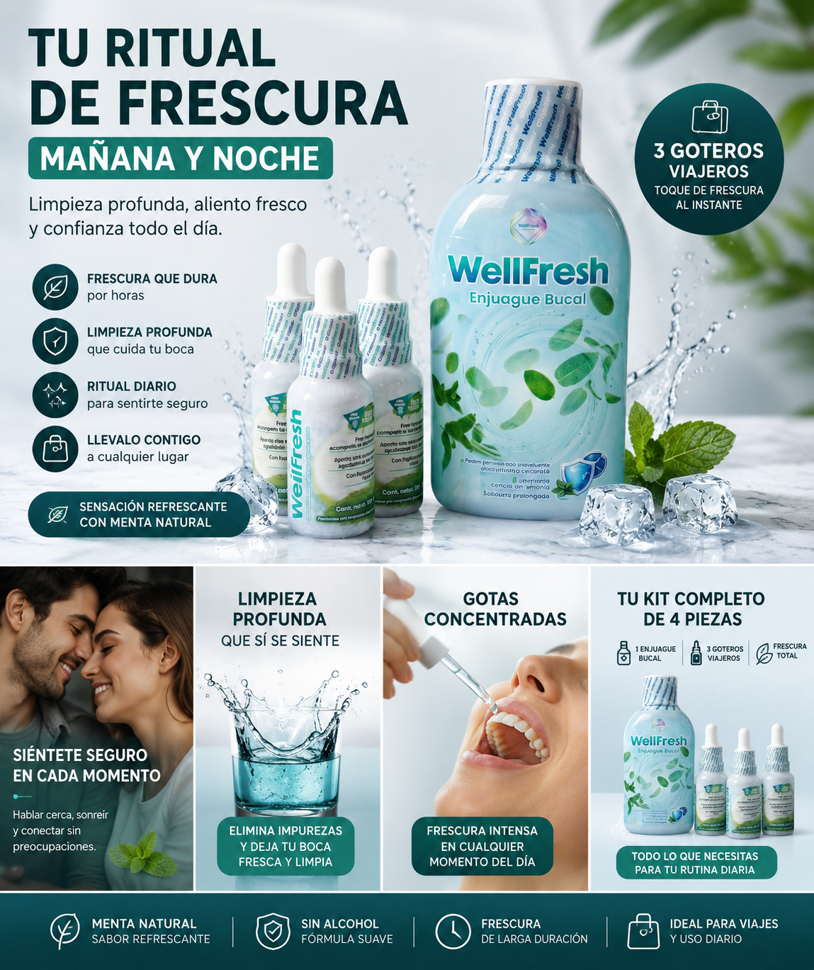 Wellfresh - Combo Limpieza bucal Profunda