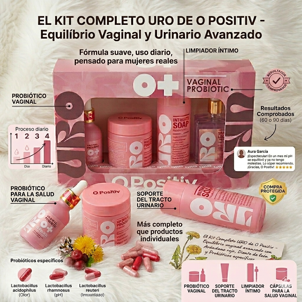 Kit Íntimo Femenino O+ Probiotic – Cuidado Completo y Confianza Total