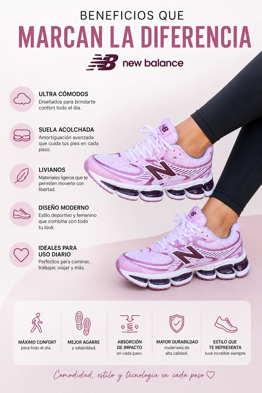 New Balance 2000 Rosado