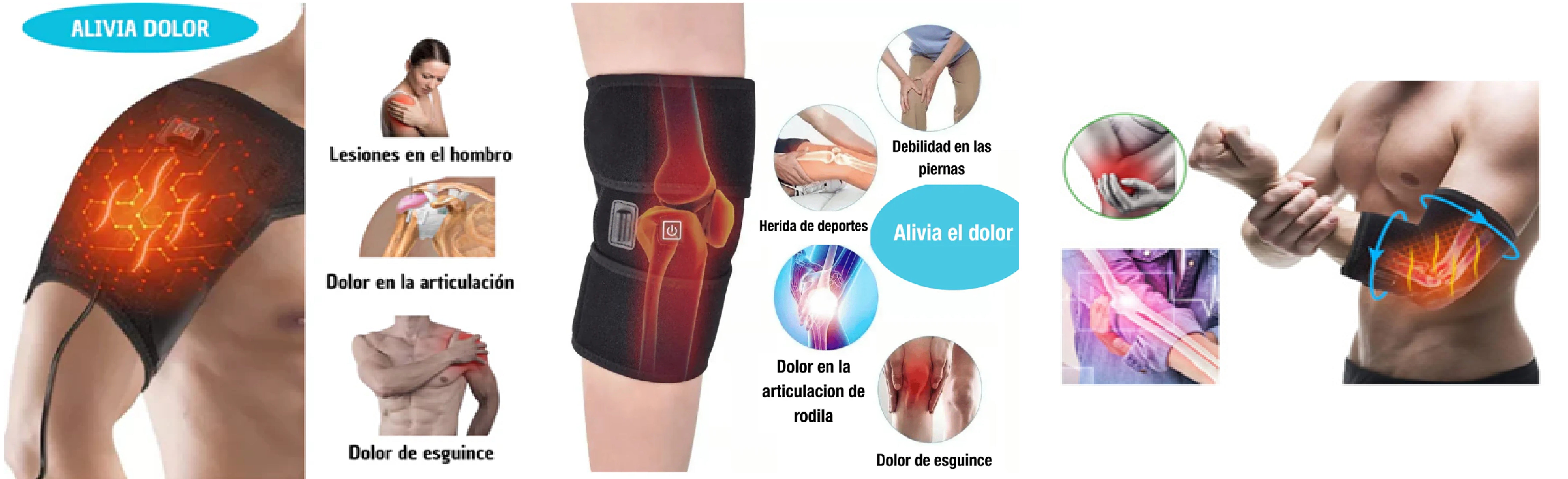 Combo Alivio Total! 🔥 3 Soluciones Térmicas para Decirle Adiós al Dolor en Minutos