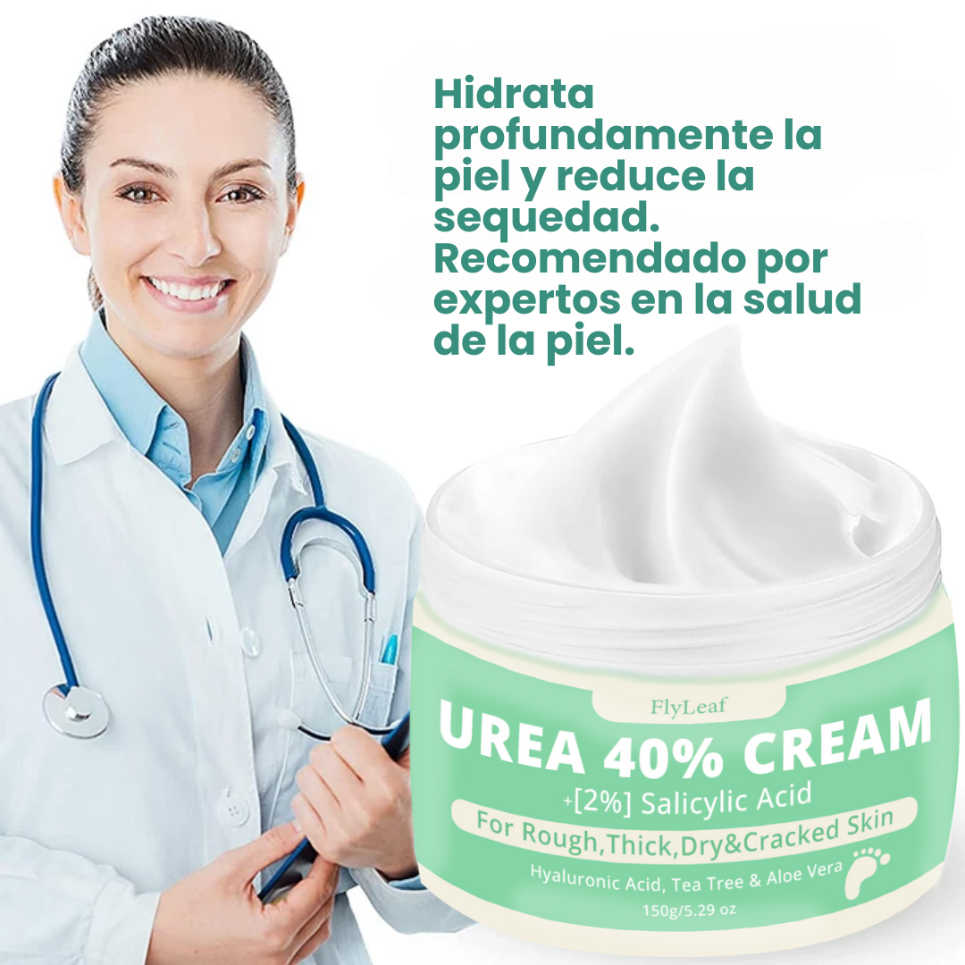Crema FlyLeaf Urea 40% + Ácido Salicílico - MANOS Y PIES